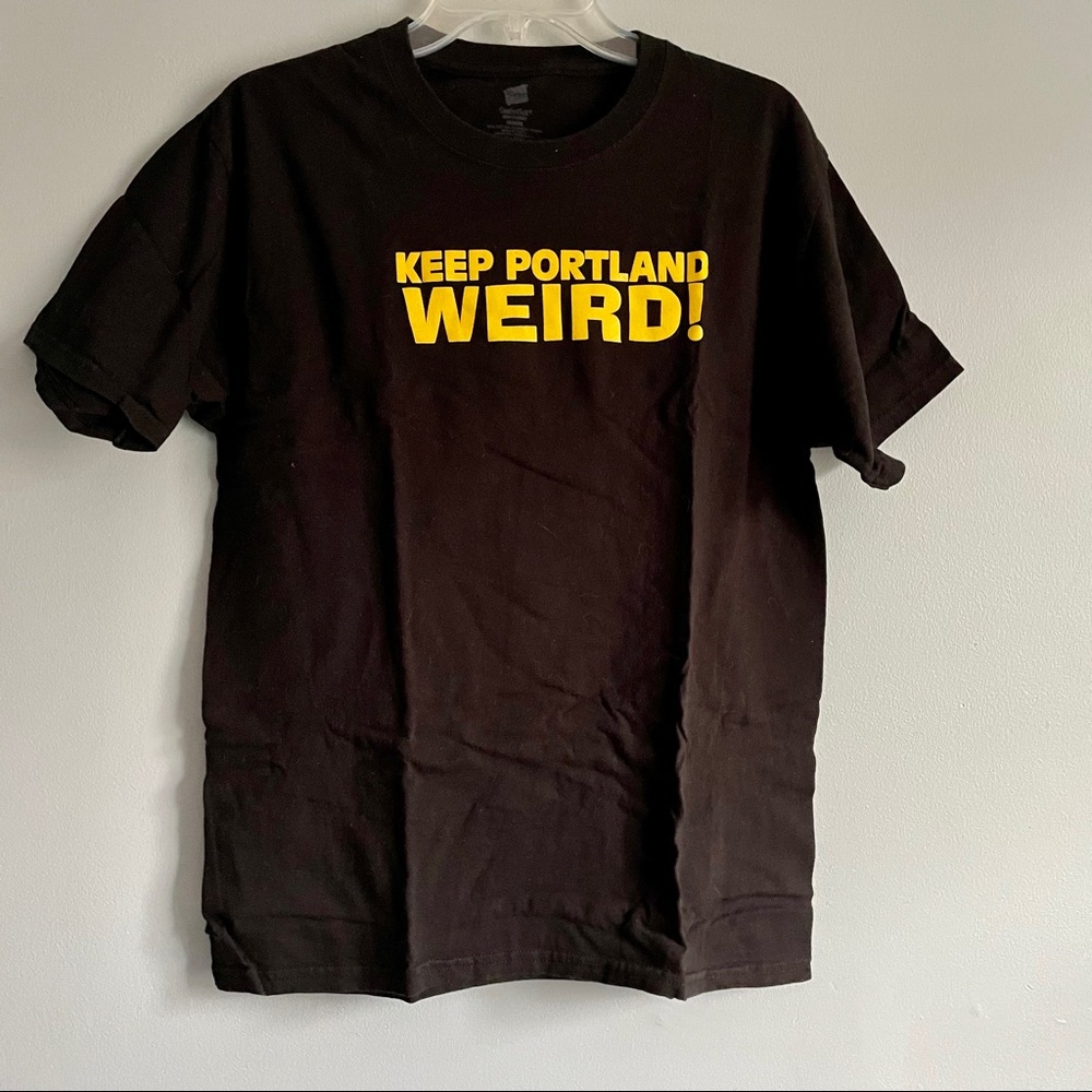 Keep Portland Weird black short sleeve tee M